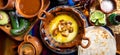 Mexican melted cheese `fundido` Royalty Free Stock Photo