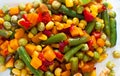 Mexican mixture of vegetables Royalty Free Stock Photo