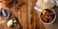 Mexican Mole de Olla Panoramic Background Royalty Free Stock Photo