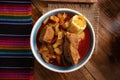 Mexican Mole de Olla Top View Royalty Free Stock Photo