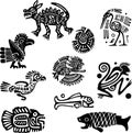 Mexican motifs Royalty Free Stock Photo