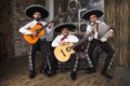 Mexican musician mariachi band Royalty Free Stock Photo