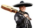 Mexican musician mariachi. Royalty Free Stock Photo