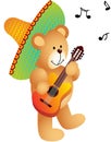 Mexican Musician Teddy Bear