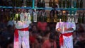 Mexican musicians playing glass bottles