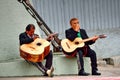 Mexican Musicians Waiting to Perform