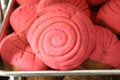 Mexican Pastries with Pink Icing