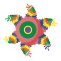 mexican pinata star illustration