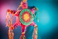 Mexican pinata used in posadas posadas at Christmas and birthdays Royalty Free Stock Photo