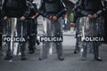 Mexican police women prepare to repress feminist protest