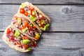 Mexican pork tacos Royalty Free Stock Photo