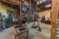 Mexican potter craftsman, showing his clay work made with his hands Royalty Free Stock Photo