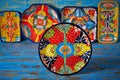 Mexican pottery Talavera style of Mexico