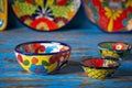 Mexican pottery Talavera style of Mexico