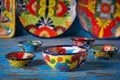 Mexican pottery Talavera style of Mexico