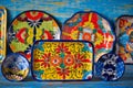 Mexican pottery Talavera style of Mexico