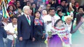 Mexican President participates in a ancient ritual