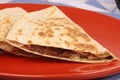 Mexican quesadilla Royalty Free Stock Photo