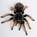 Mexican Red-kneed Tarantula view from top