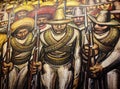 Mexican revolution mural