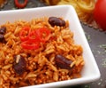 Mexican rice Royalty Free Stock Photo