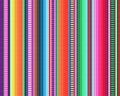 Mexican rug pattern. serape stripes vector Royalty Free Stock Photo