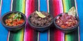 Mexican salsas Royalty Free Stock Photo