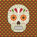 Mexican skull decoration