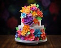 The Mexican smash cake is a custom made backdrop.