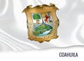 Mexican state Coahuila flag.