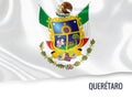 Mexican state Queretaro flag.