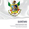 Mexican state Queretaro flag.