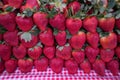 Mexican strawberry in the market