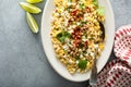 Mexican street corn Royalty Free Stock Photo