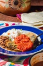 Mexican stuffed chilies Chiles Rellenos