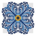 Mexican-style patterns. Multilayered ornament Royalty Free Stock Photo