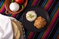 Papas a la Mexicana recipe flat lay