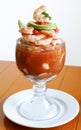 Mexican style seafod cocktail Royalty Free Stock Photo