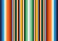 Mexican style seamless pattern. Colorful stripes background. Vector serape design. Ethnic ornament for Cinco de Mayo decor. Royalty Free Stock Photo