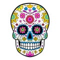 Mexican sugar skull