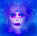 Mexican Sugar Skull girl Royalty Free Stock Photo