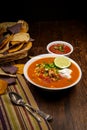 Mexican Tortilla Soup Royalty Free Stock Photo