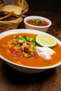 Mexican Tortilla Soup Royalty Free Stock Photo