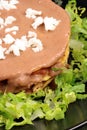 Mexican tostada ahogada Royalty Free Stock Photo