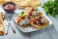 Mexican Tostada Tacos