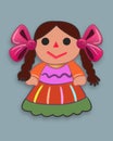Mexican traditional cartoon doll