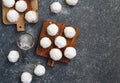 Mexican wedding cookies Royalty Free Stock Photo