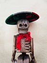 Mexican Wooden Skeleton