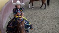 Mexican young adelita rider