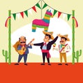 Mexicans cinco de mayo cartoon